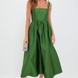 Tuckernuck Dupioni Green Esme Dress